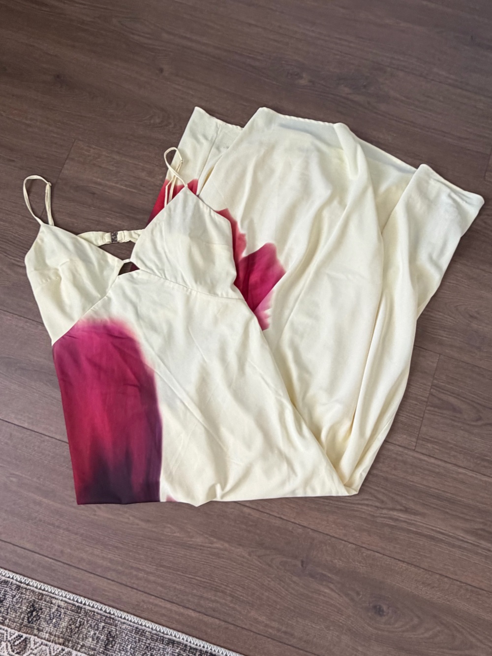 NWT Abercrombie & Fitch Julia Slip Cutout Maxi Dress
